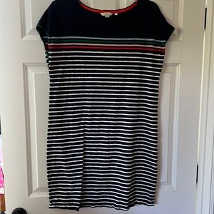 Boden striped tshirt dress